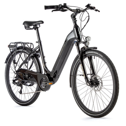 Vélo électrique City 26 Leader Fox Lotus noir Bafang AR 15Ah