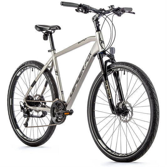 Vélo musculaire VTC 28 Leader Fox Sumava homme argent mat 9V