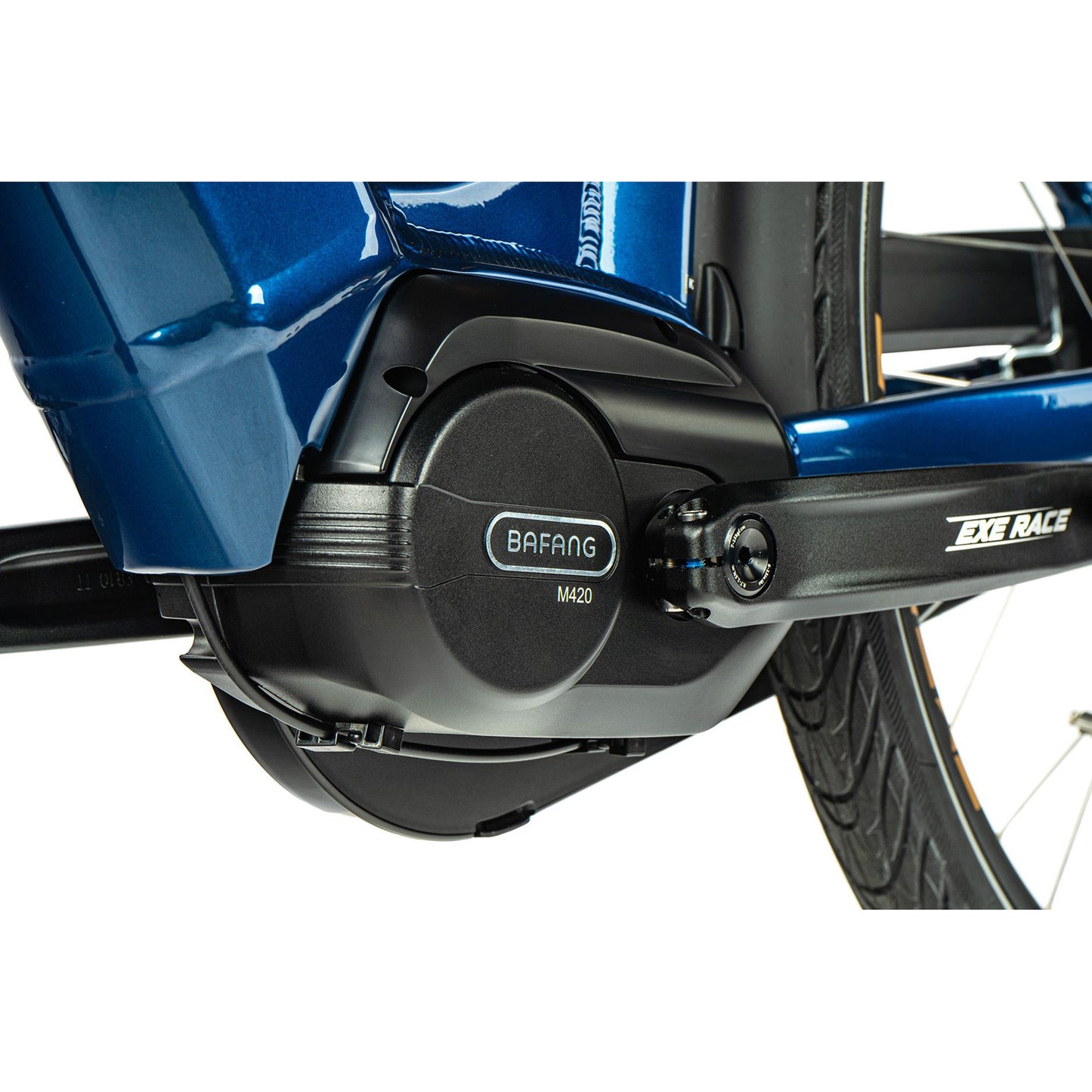 City electric bicycle 28 Leader Fox Neba Nexus blue Bafang M420 15Ah