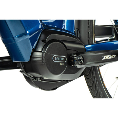 City electric bicycle 28 Leader Fox Neba Nexus blue Bafang M420 15Ah
