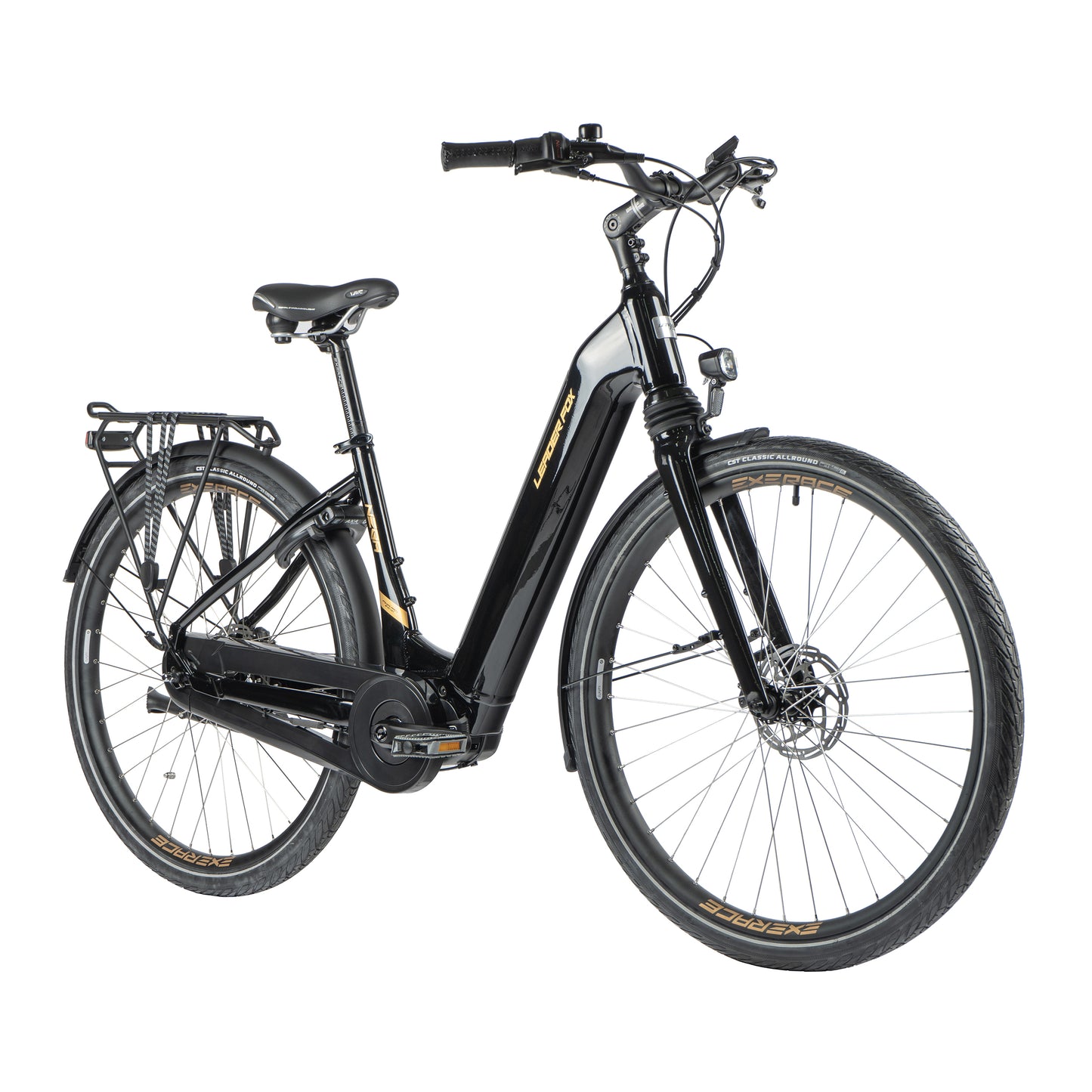 Vélo électrique City 28 Leader Fox Neba Nexus noir Bafang M420 15Ah