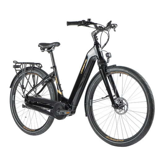 Vélo électrique City 28 Leader Fox Neba Nexus noir Bafang M420 15Ah