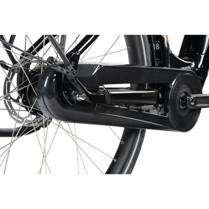 Vélo électrique City 28 Leader Fox Neba Nexus noir Bafang M420 15Ah