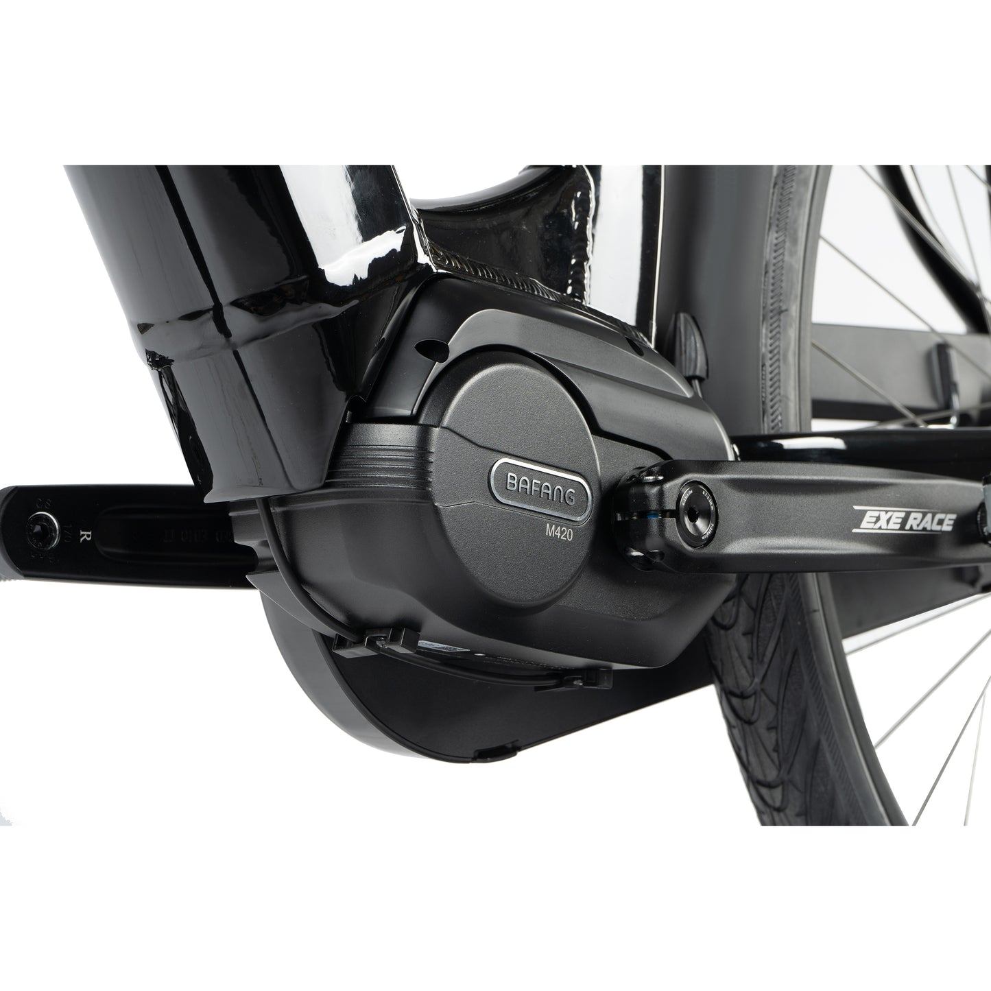 Vélo électrique City 28 Leader Fox Neba Nexus noir Bafang M420 15Ah
