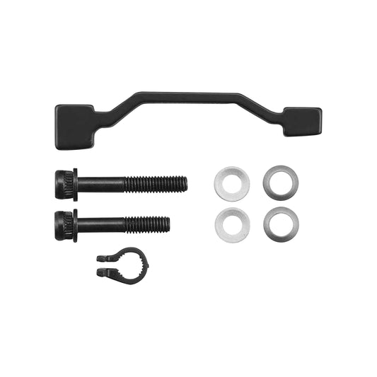 Adaptateur / réhausse frein à disque VTT post-mount Shimano avant-arrière sur un systeme 200mm pour disque 220mm