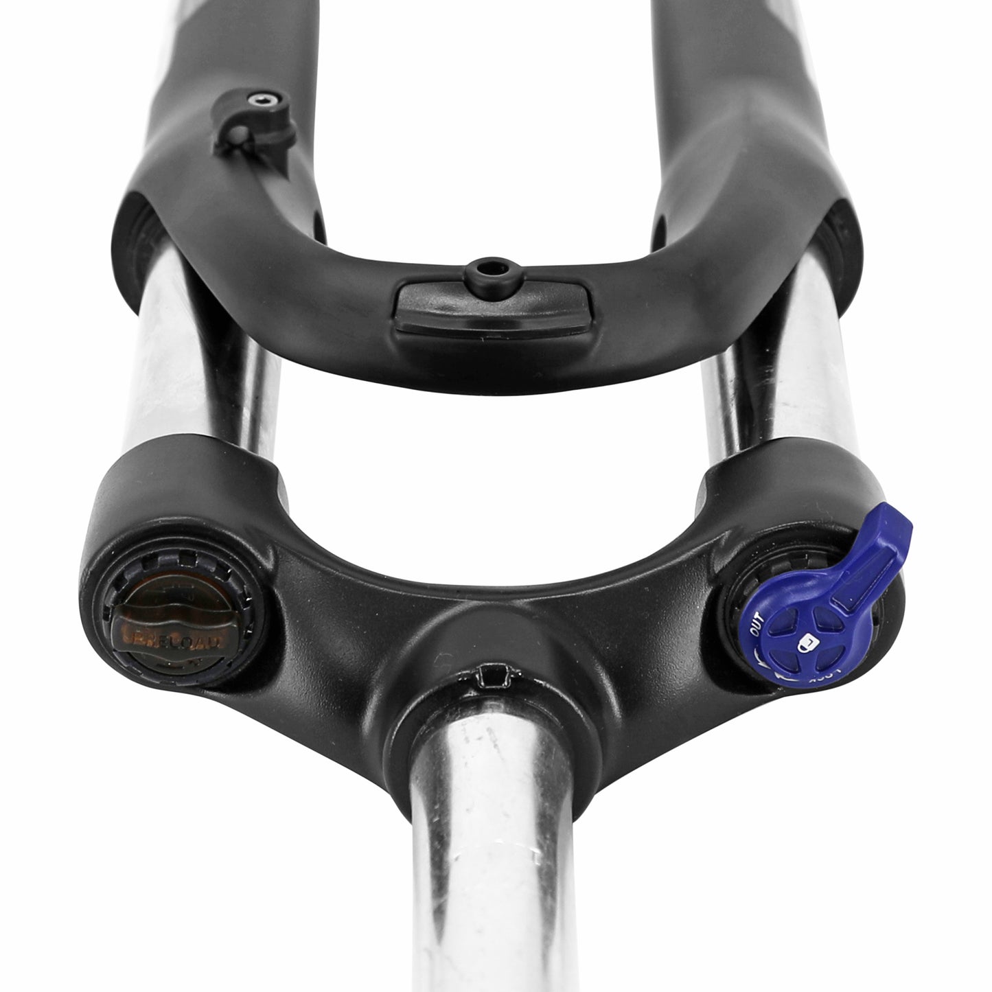 Fourche VTC 28 " 700x35 Zoom 187d alu ressort noir mat deb. 65mm réglable pivot lisse 1"1-8-28,6
