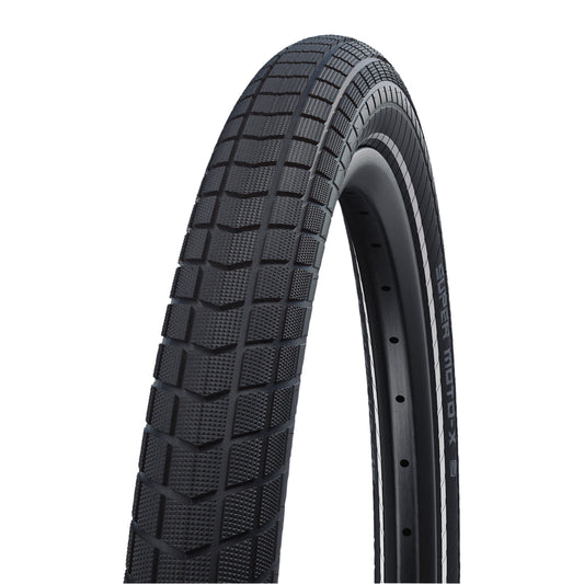Pneu VTT SUV - VAE 20 X 2.40 Schwalbe Super Moto X Noir TR (62-406) Double Defense flanc Reflex Homologué VAE e50