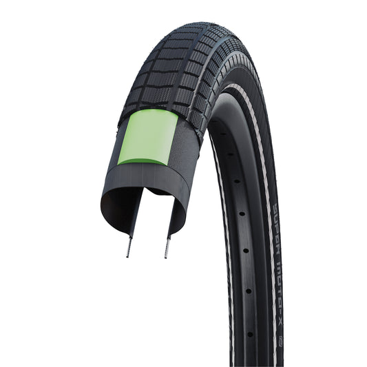 Pneu VTT SUV - VAE 20 X 2.40 Schwalbe Super Moto X Noir TR (62-406) Double Defense flanc Reflex Homologué VAE e50