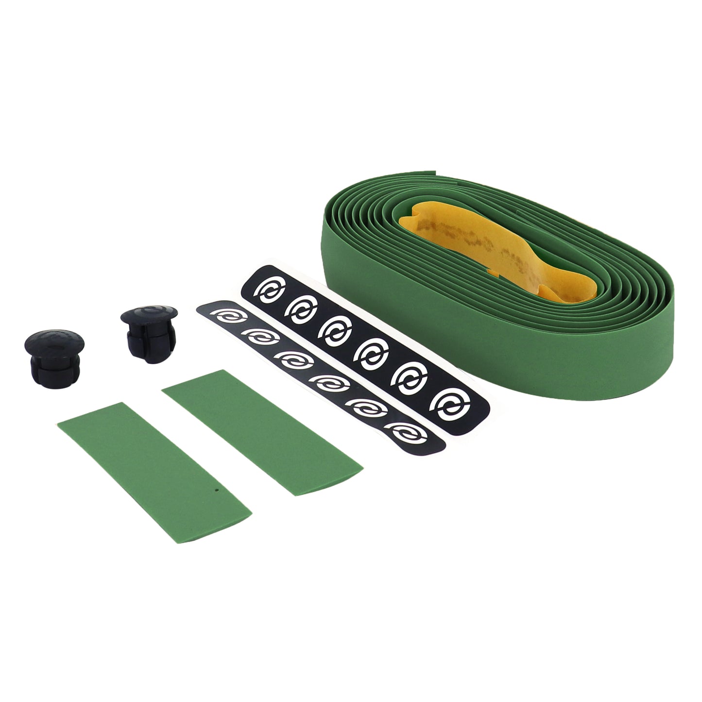 Bikeribbon Cork Gel Handlebar Tape Matte Green