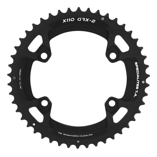 Plateau gravel TA X110 4 bras pour Shimano GRX RX600-810 46D