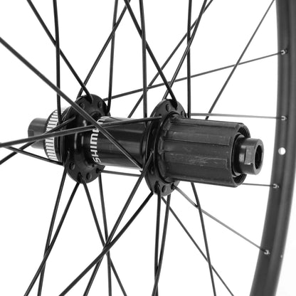 Roues route 700 Shimano WH-RS171 frein à disque noir 12-11-10V