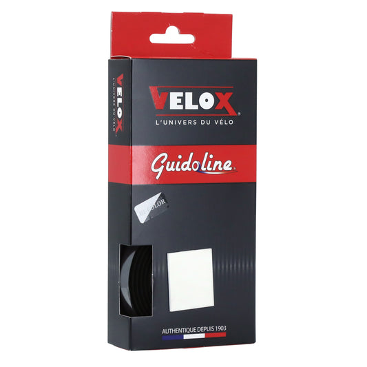 Ruban guidon VELOX Maxi Cork bicolore noir blanc