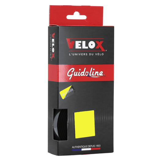 Ruban guidon VELOX Maxi Cork bicolore noir jaune