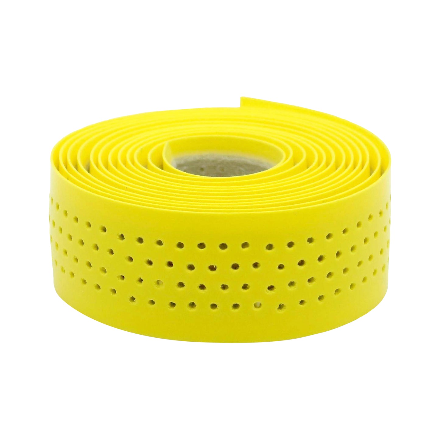 Ruban guidon VELOX Gloss perforé jaune brillant