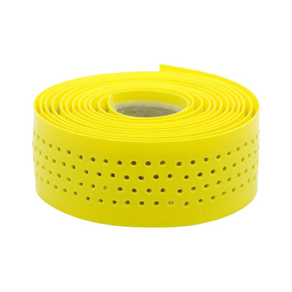 Ruban guidon VELOX Gloss perforé jaune brillant