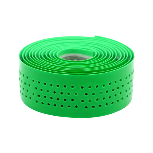 Ruban guidon VELOX Gloss perforé vert brillant