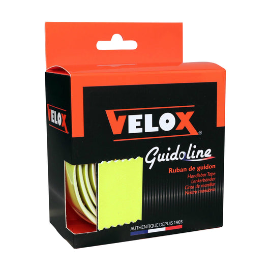 Ruban guidon VELOX High Grip confort 3.5mm jaune fluo