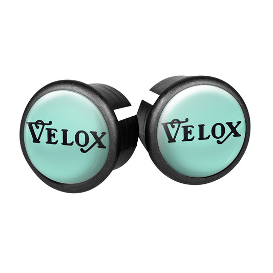 Bouchons cintre route VELOX doming vert Bianchi paire