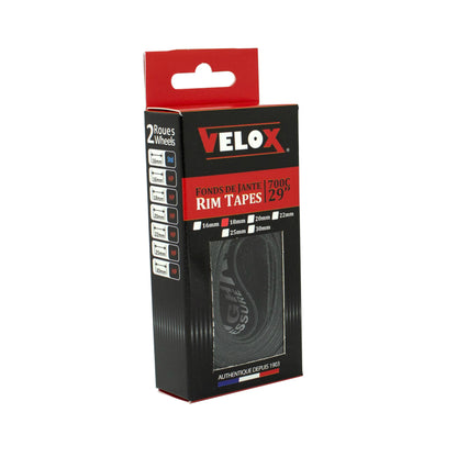 Velox 700c high-pressure rim tape, 18mm, sold in pairs