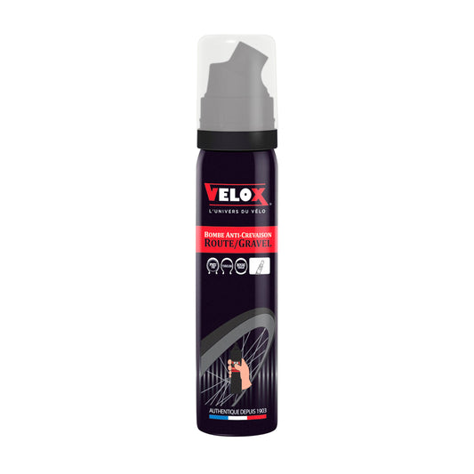 Bombe anti-crevaison Velox valve Presta 75 ml