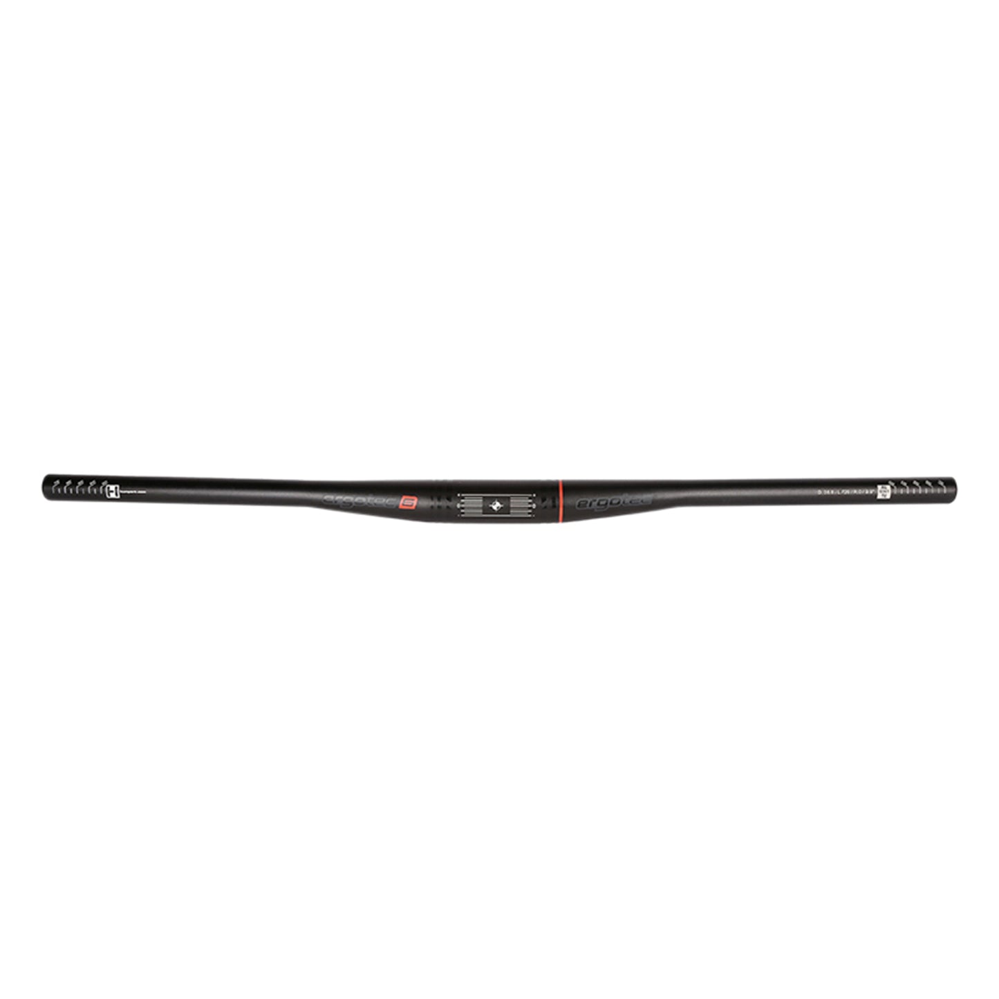 Ergotec Flat Bar Ray aluminum MTB straight handlebar black, 35mm diameter, 720mm length