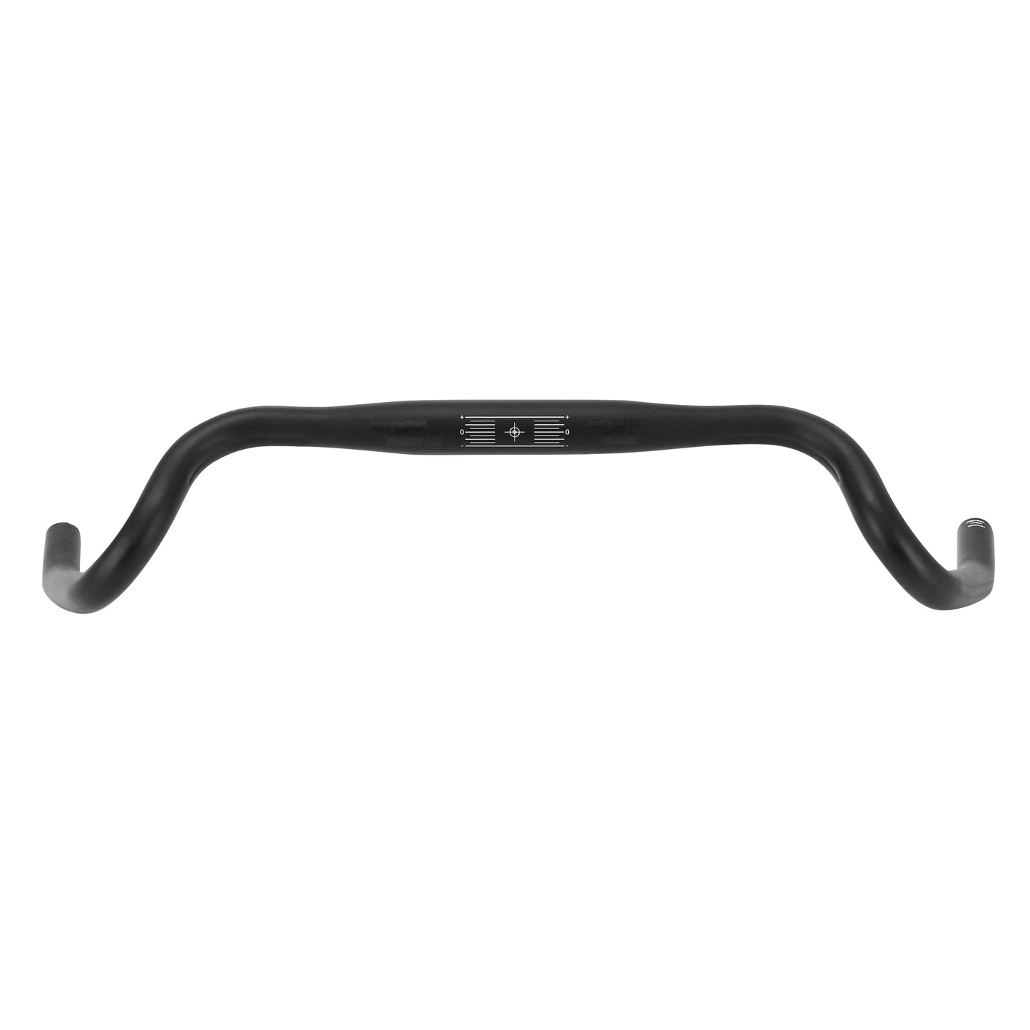 Handlebar Road Ergotec gravel alu black diam 31.8mm l 440-580 mm
