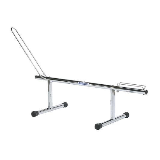 Bicisupport horizontal chrome bike display stand