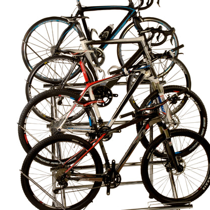 Bicisupport 4-Tier, 4-Place Bicycle Display Stand