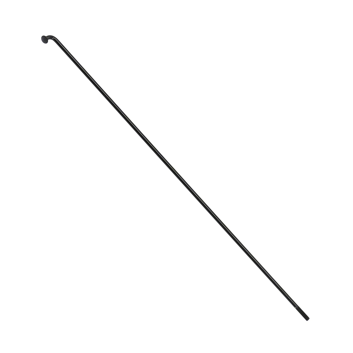 Rayon Leader Fox noir tête coudée 203 mm 2,3mm