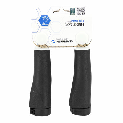 Grips City Herrmans Grip Clik ergonomic black 123mm lock