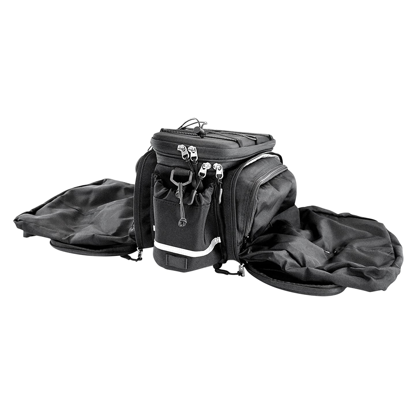 Sacoche arrière vélo Racktime odin 2.0 noir fixation porte bagage l 37cm x l 24cm x h 24cm