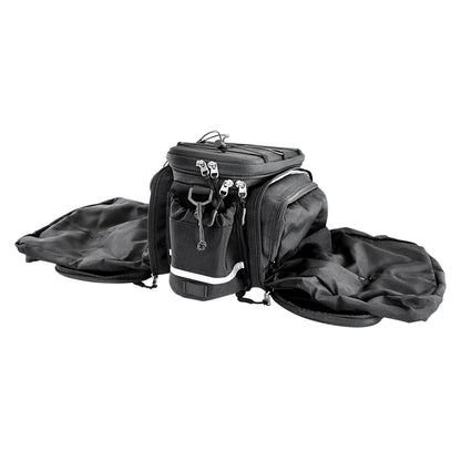 Sacoche arrière vélo Racktime odin 2.0 noir fixation porte bagage l 37cm x l 24cm x h 24cm
