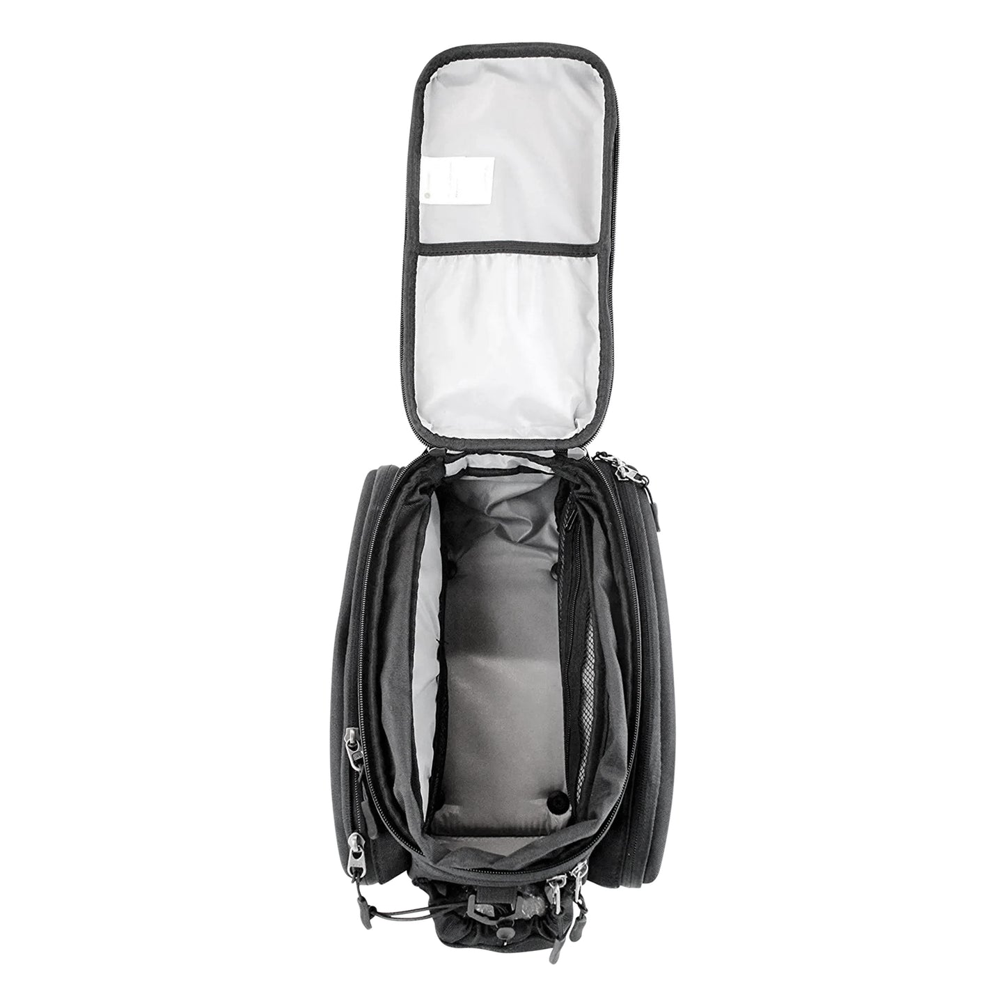 Sacoche arrière vélo Racktime odin 2.0 noir fixation porte bagage l 37cm x l 24cm x h 24cm