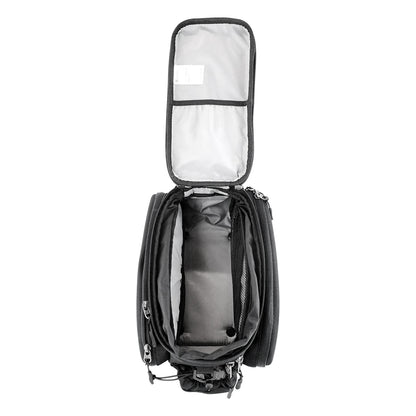 Sacoche arrière vélo Racktime odin 2.0 noir fixation porte bagage l 37cm x l 24cm x h 24cm
