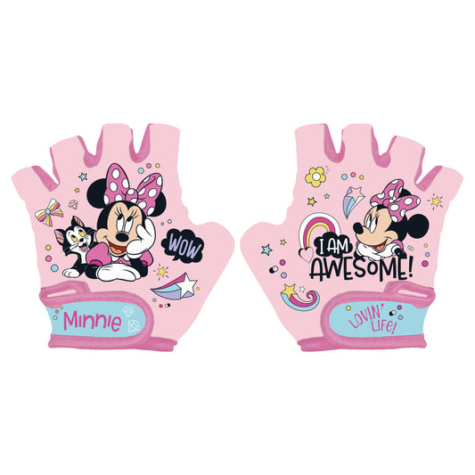 Disney Minnie Light Pink Kids' Cycling Gloves