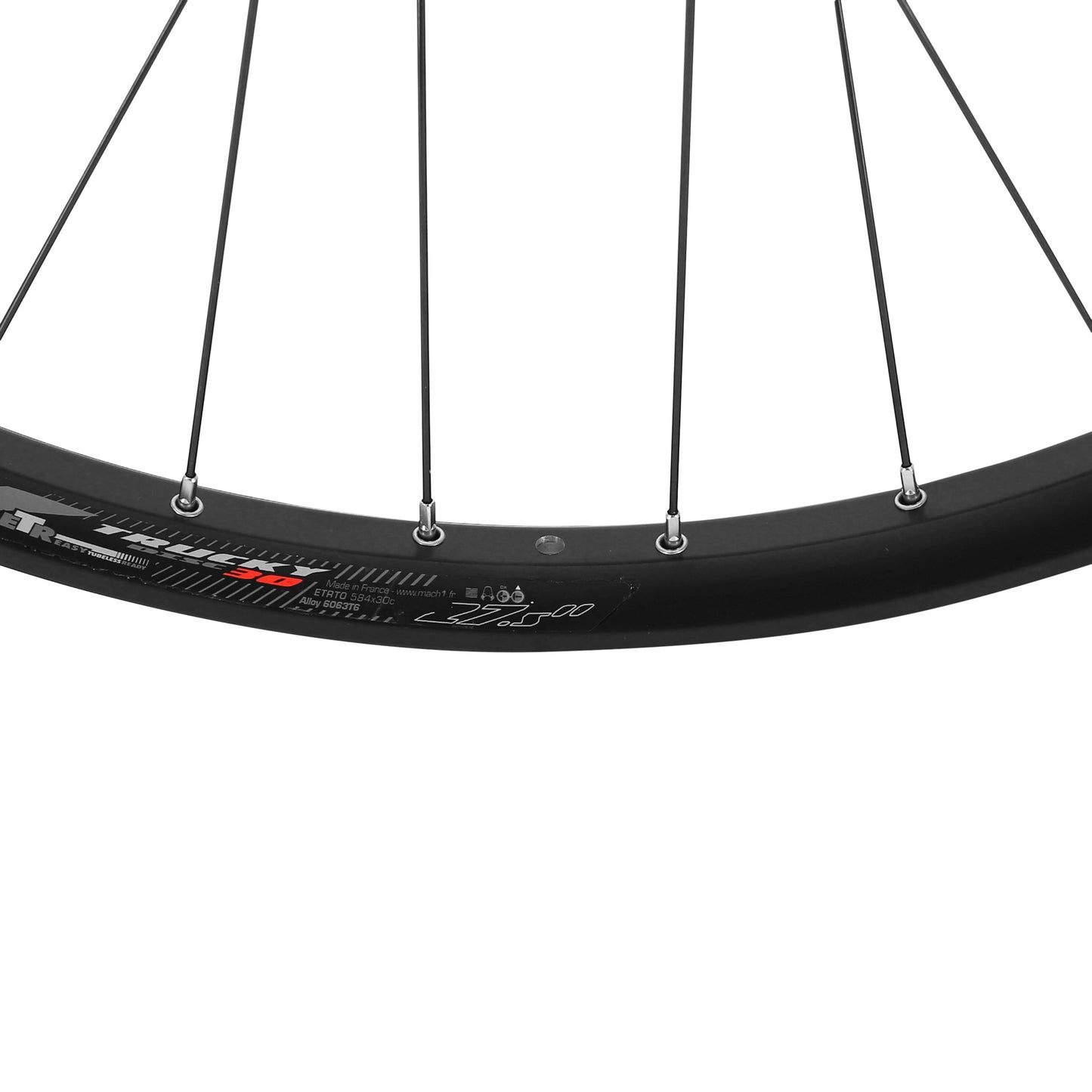 Roue VTT Velox disque 27.5" TRUCKY 30 arrière roulements