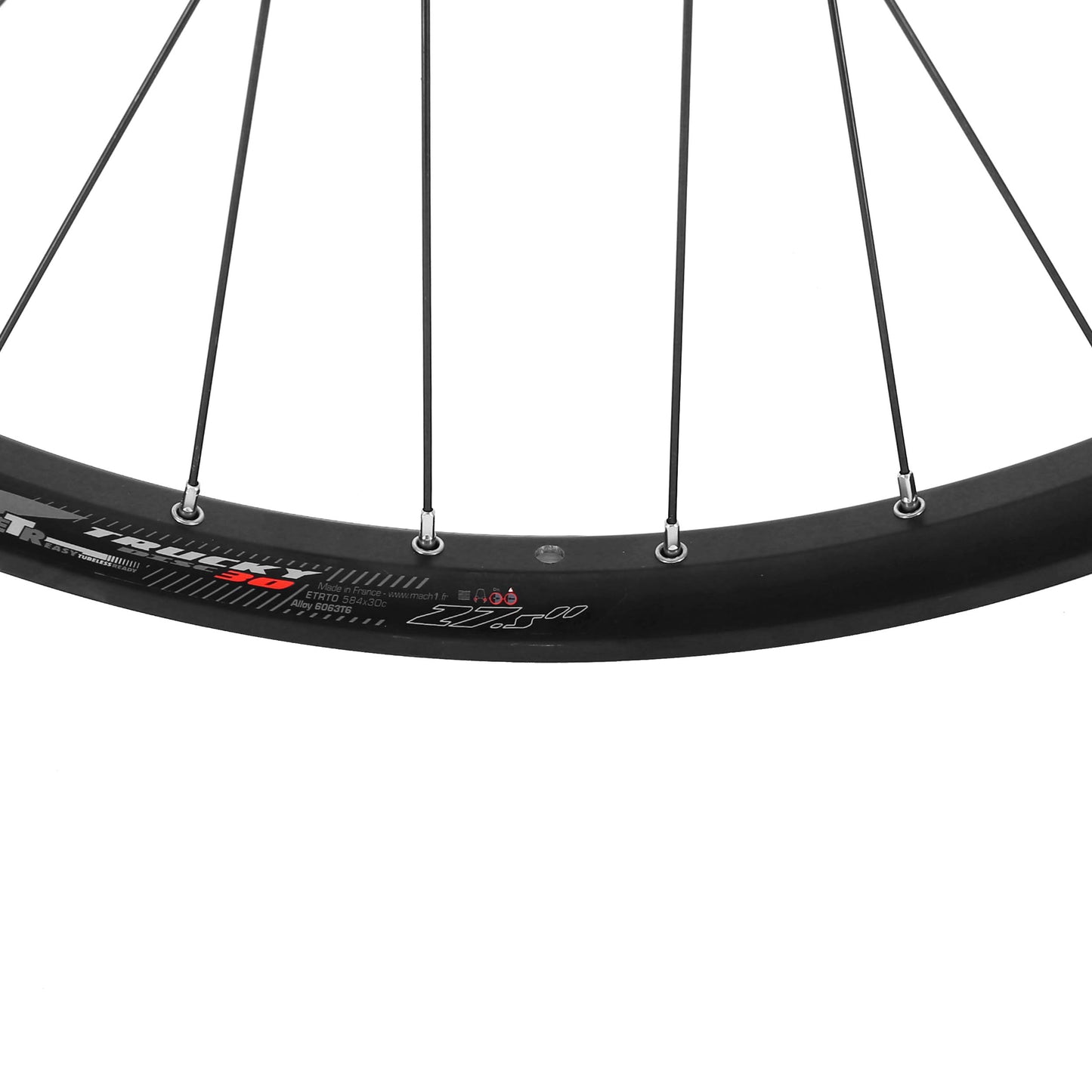Roue VTT Velox disque 27.5" TRUCKY 30 Boost arrière corps XD
