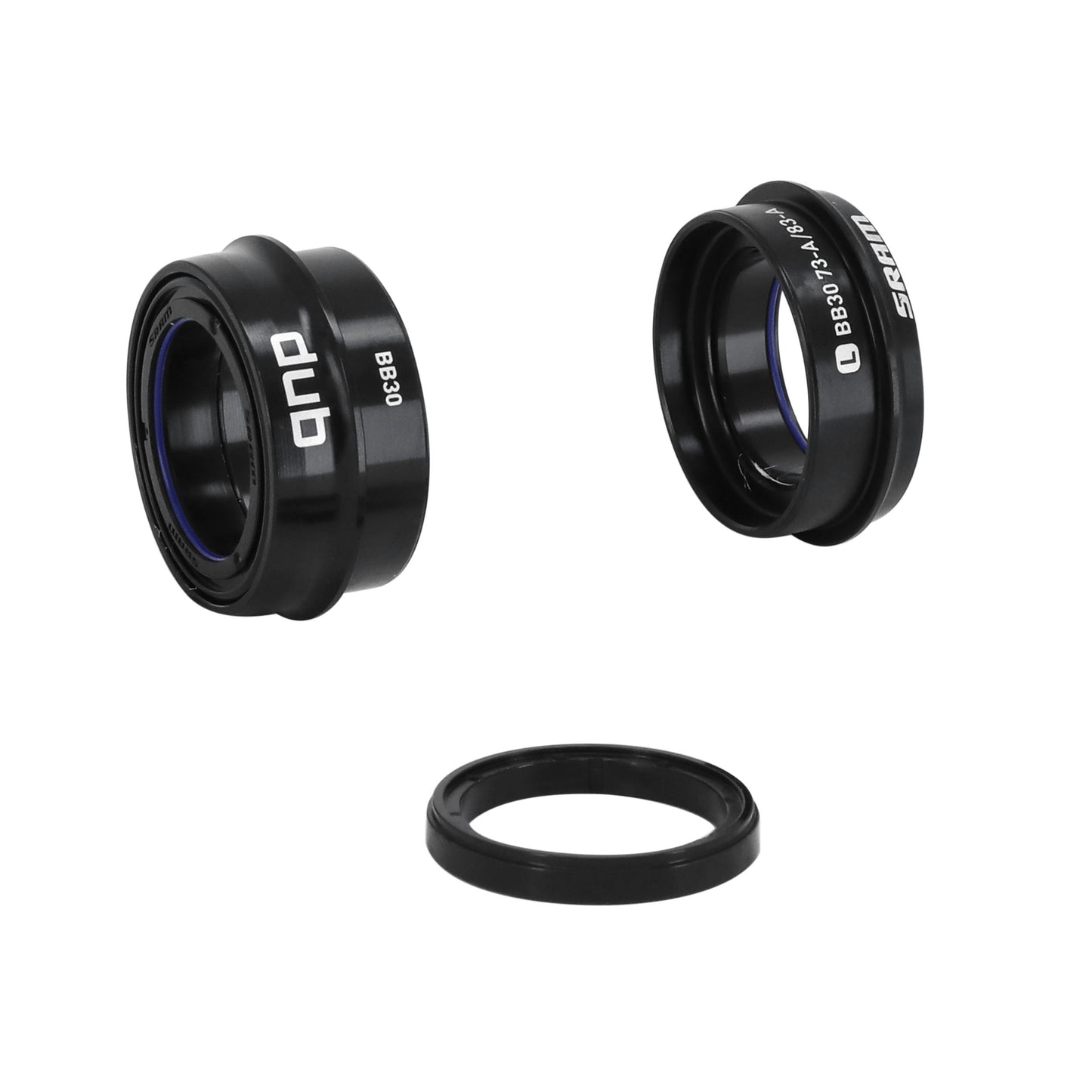 Integrated bottom bracket for road frame, press-fit BB30 SRAM DUB, 83 mm shell, 42 mm diameter for 28.99 mm axle