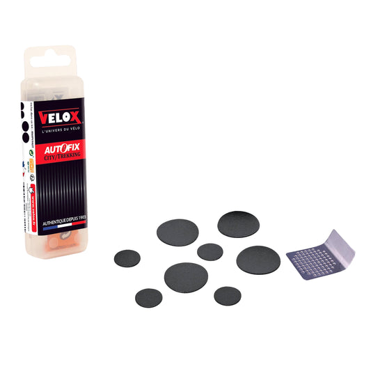 Kit réparation chambre à air Velox autocollantes