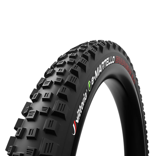 MTB Gravity Tire - E-Bike 29 X 2.60 Vittoria e-Martello Enduro TNT Graphene 2.0 Black Tubeless Ready TS (65-622) E-Bike Approved e50 -All-round Terrain-