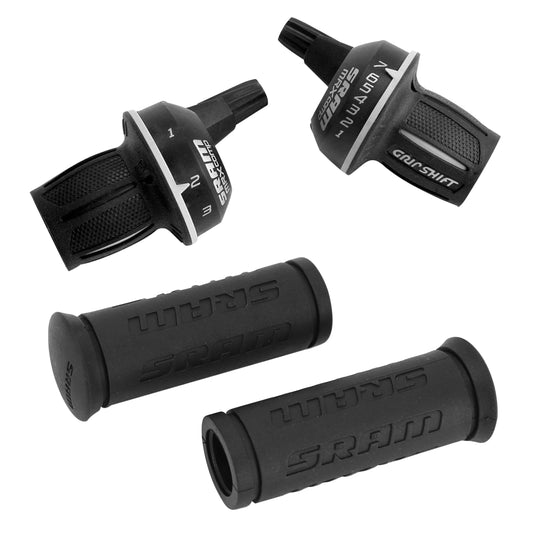 Manette VTT SRAM GripShift MRX 3x7V paire