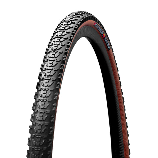 Gravel Tire 700 X 45 Hutchinson Tundra Hardskin Tan Black-Brown Tubeless Ready TS (45-622)
