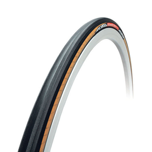 700 x 28 Tufo Hi-Composite Carbon Road Tubular Tire Black-Tan 250g