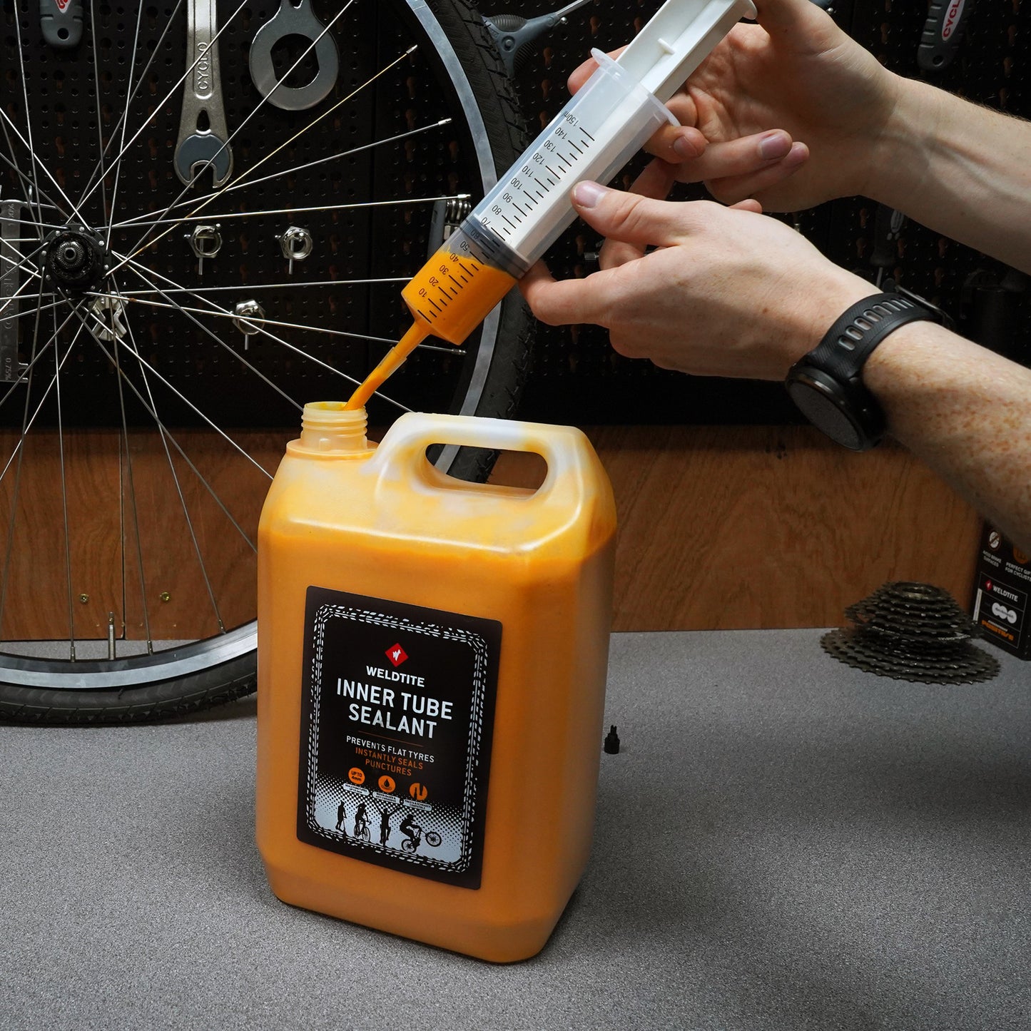 Préventif anti-crevaison Weldtite Inner Tube 5 L