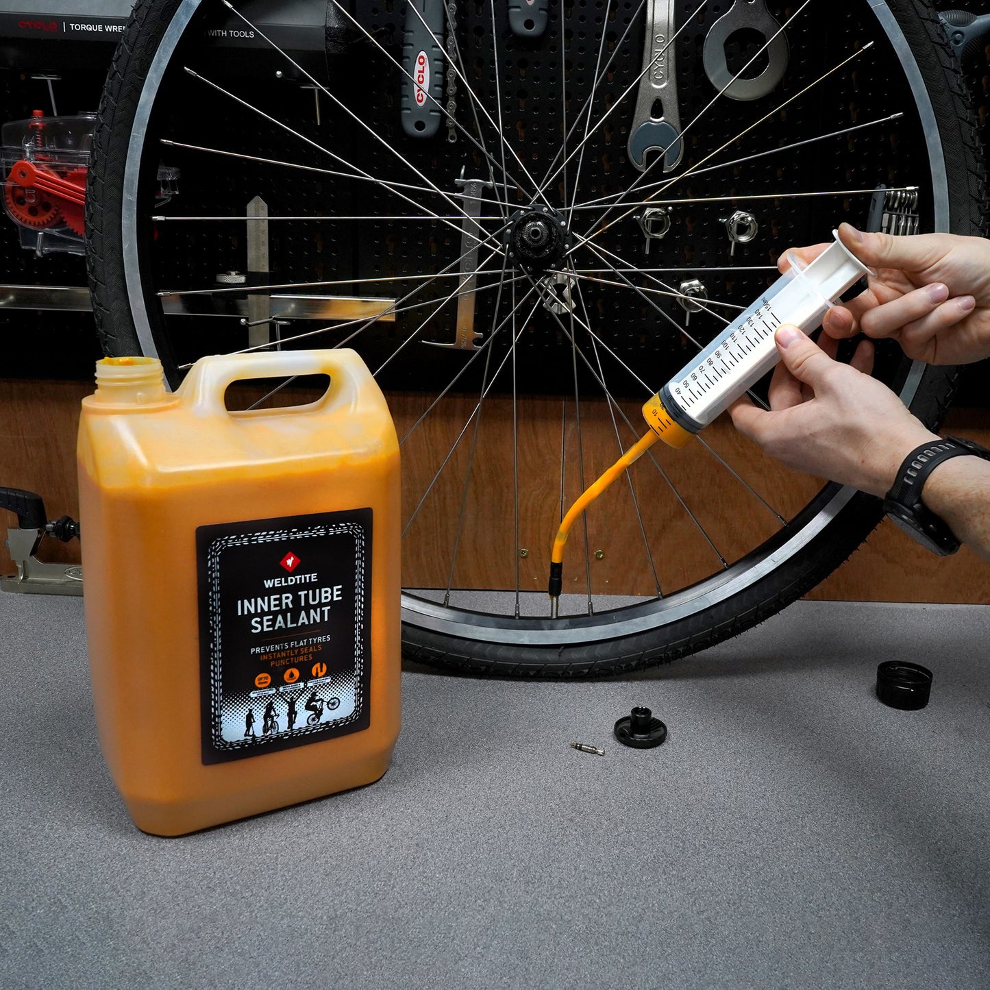 Préventif anti-crevaison Weldtite Inner Tube 5 L