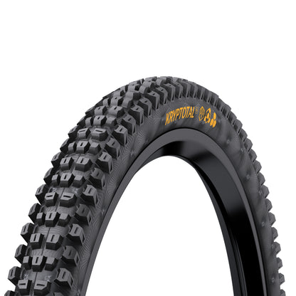Pneu VTT Gravity 27.5 X 2.40 Continental Kryptotal Trail Front-Avant Noir Tubeless Ready TS (60-584) (650B) Terrains et Conditions Mixte Compatible VAE