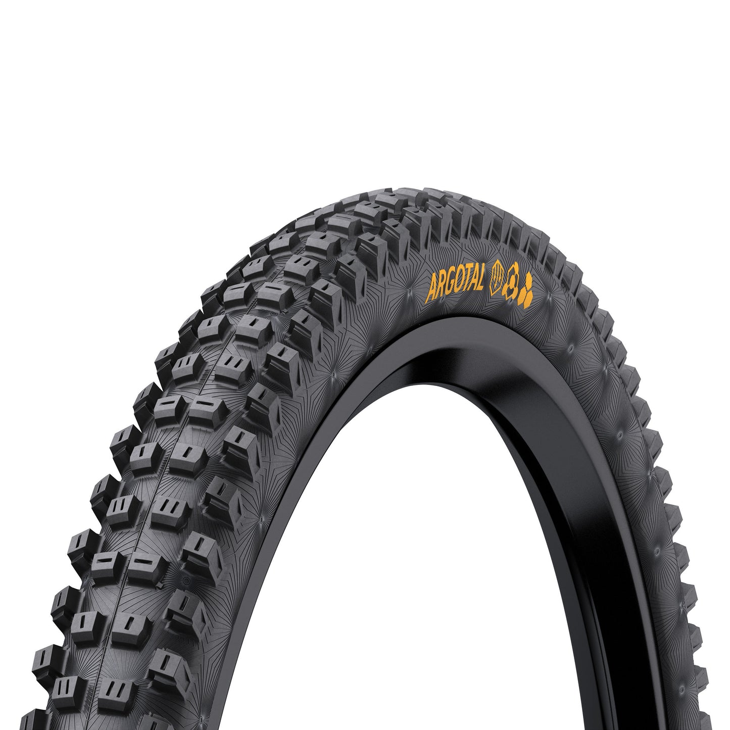 Pneu VTT Gravity 27.5 X 2.40 Continental Argotal Trail Noir Tubeless Ready TS (60-584) (650B) terrain Meuble et Mixte Compatible VAE