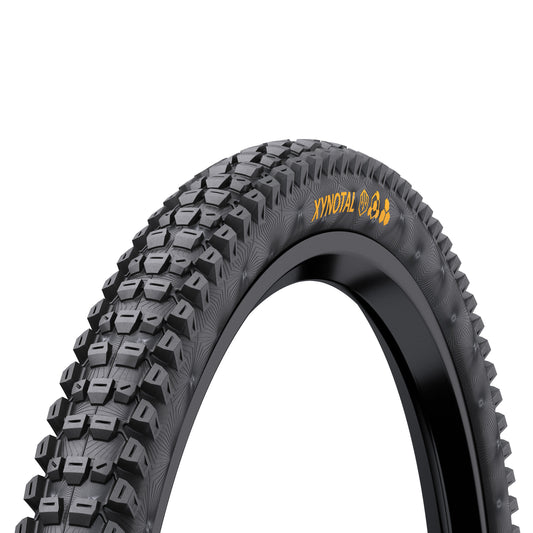 Pneu VTT Gravity 27.5 X 2.40 Continental Xynotal Enduro Soft Renfort flanc Apex Noir Tubeless Ready TS (60-584) (650B) terrain dur et Sec Compatible VAE