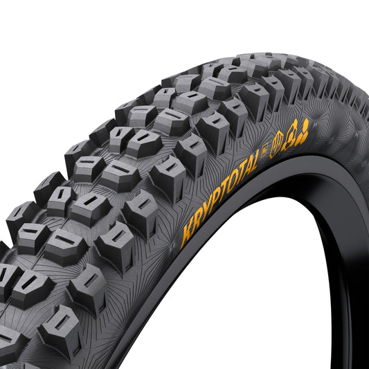 Pneu VTT Gravity 29 X 2.40 Continental Kryptotal Enduro Soft Rear-Arrière Noir Tubeless Ready TS (60-622) Terrains et Conditions Mixtes Compatible VAE