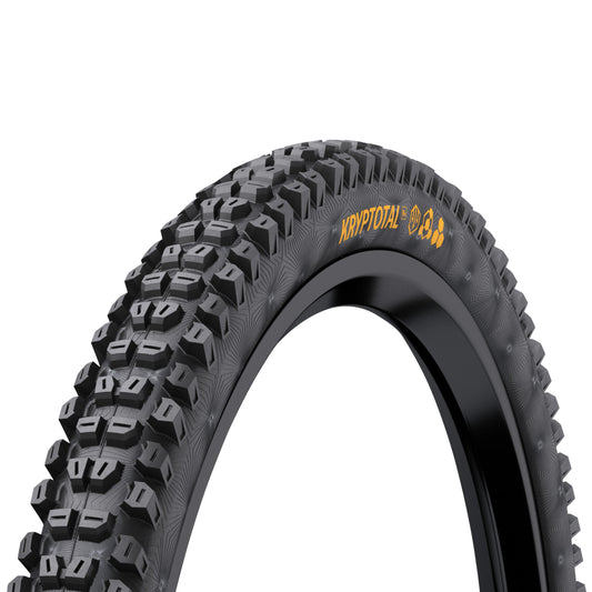 Pneu VTT Gravity 27.5 X 2.40 Continental Kryptotal Enduro Soft Rear-Arrière Noir Tubeless Ready TS (60-584) (650B) Terrains et Conditions Mixtes Compatible VAE